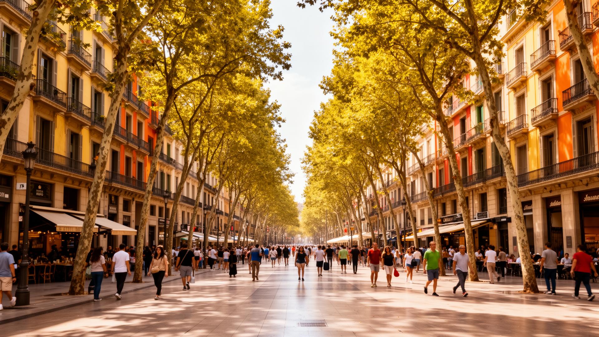 Veduta panoramica della Sagrada Familia e dello skyline di Barcellona